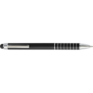 Długopis ze srebrnym wzorem, touch pen