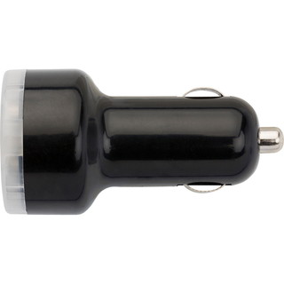 Ładowarka samochodowa, adapter do zapalniczki z 2 gniazdami USB, wejście 12-24V, wyjście 5V/2A