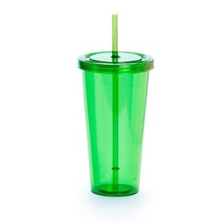 Kubek 750 ml, słomka