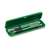 Zestaw piśmienny, długopis i ołówek (0,7 mm wkład) w dopasowanym kolorystycznie plastikowym etui