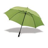 Zielony, manualny parasol