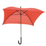 Wyjątkowy kwadratowy, czerwony parasol Klara