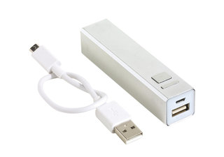 Powerbank, ENDURANCE, srebrny