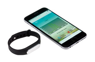 Opaska fitnessowa TRACKER, czarna