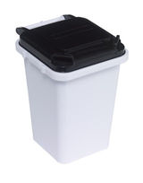 Pojemnik na przybory biurowe, DUSTY, biały