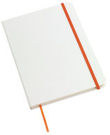 Notes AUTHOR format A5, biały/pomarań