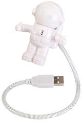 Lampka USB, ASTRONAUT, biały