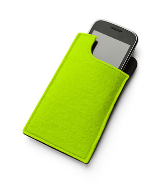 Etui na smartfona zielone jasne