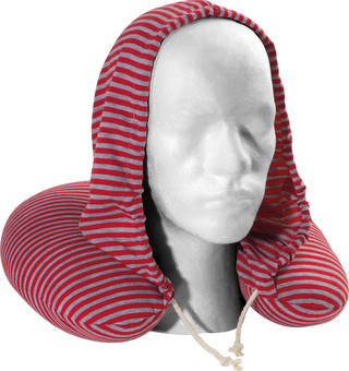 Poduszka podróżna z kapturem