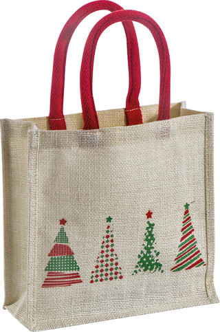 Torba świąteczna z juty