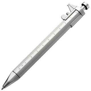 Plastikowy długopis z suwmiarką 