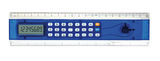 Kalkulator z linijką niebieski