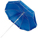 Niebieski parasol plażowy