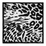 Jedwabny szal Lina White & Black