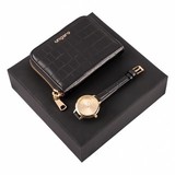 Set Lina Black (mini wallet & watch)
